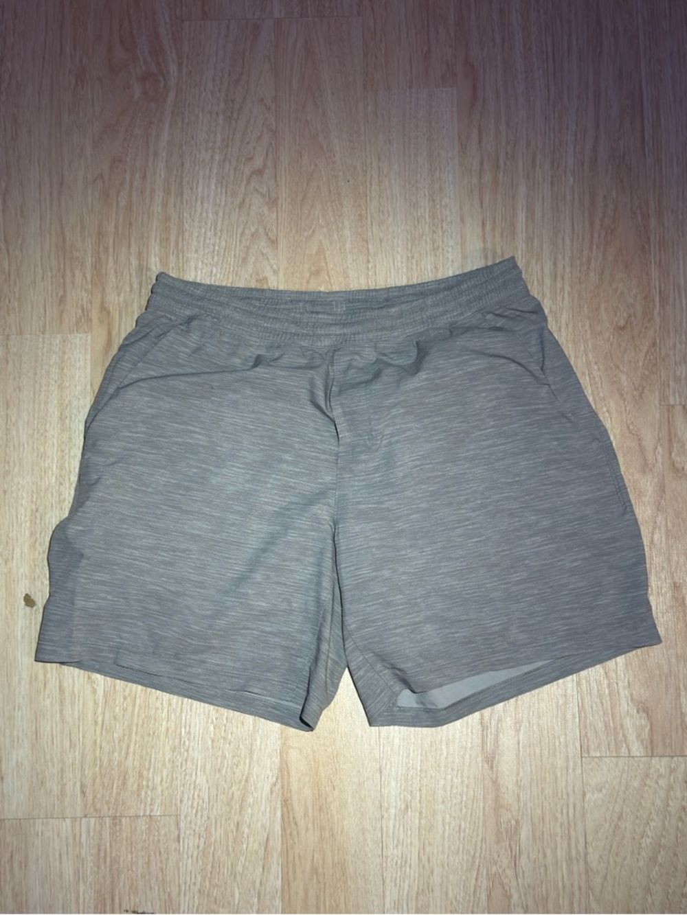 lululemon athletica Men's Heather Gray Athletic Shorts